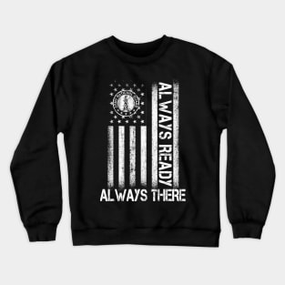 USA Army National Guard Flag Shirt Gift for Soldiers Veterans Military Crewneck Sweatshirt